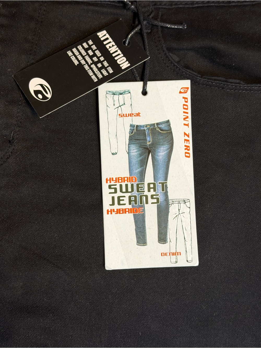 Point Zero Women's Black Skinny sweat Jeans